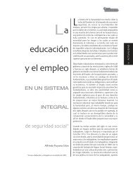educaciÃ³n y el empleo - Universidad Externado de Colombia