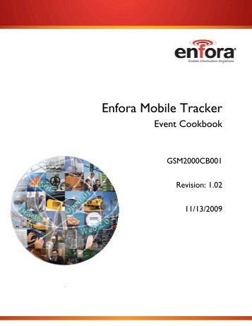 Enfora Mobile Tracker Event Cookbook - Olimex