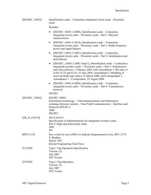 NFC Digital Protocol - CWI