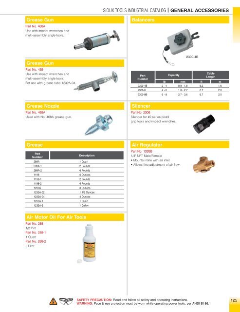 Sioux Tools Industrial Catalog