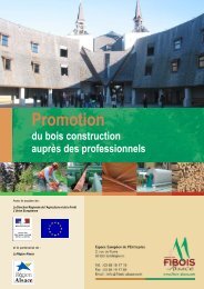 Promotion du bois construction auprÃ¨s des ... - FIBOIS Alsace