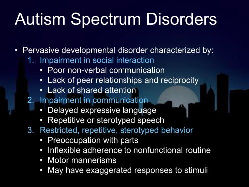 Approach to Speech Delay