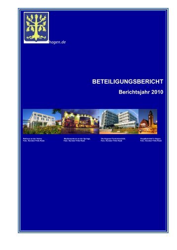 BETEILIGUNGSBERICHT Berichtsjahr 2010 - Hagen