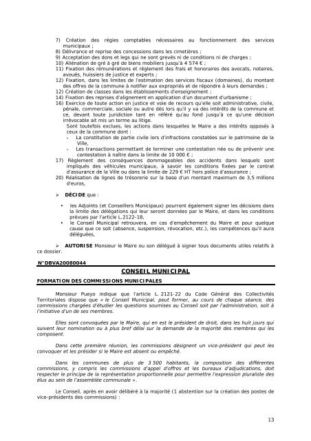 Résumé de PV14-03-08 - Alençon