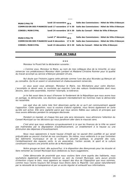 Résumé de PV14-03-08 - Alençon