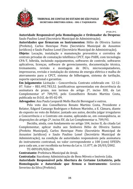 ata da 2Âª sessÃ£o ordinÃ¡ria da segunda cÃ¢mara, realizada em 08 de ...