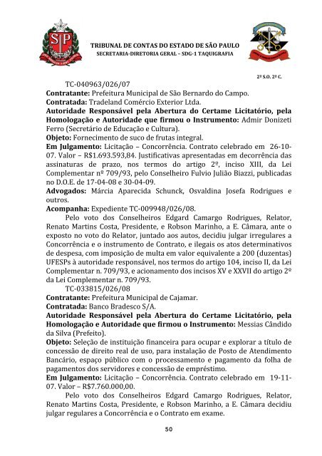 ata da 2Âª sessÃ£o ordinÃ¡ria da segunda cÃ¢mara, realizada em 08 de ...