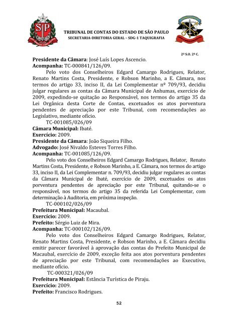 ata da 2Âª sessÃ£o ordinÃ¡ria da segunda cÃ¢mara, realizada em 08 de ...