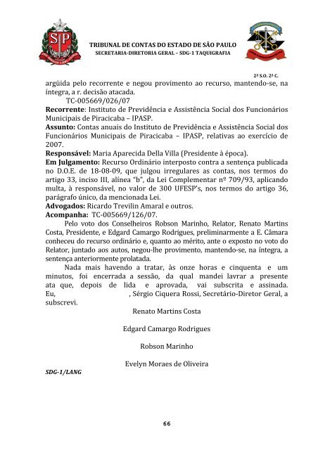 ata da 2Âª sessÃ£o ordinÃ¡ria da segunda cÃ¢mara, realizada em 08 de ...