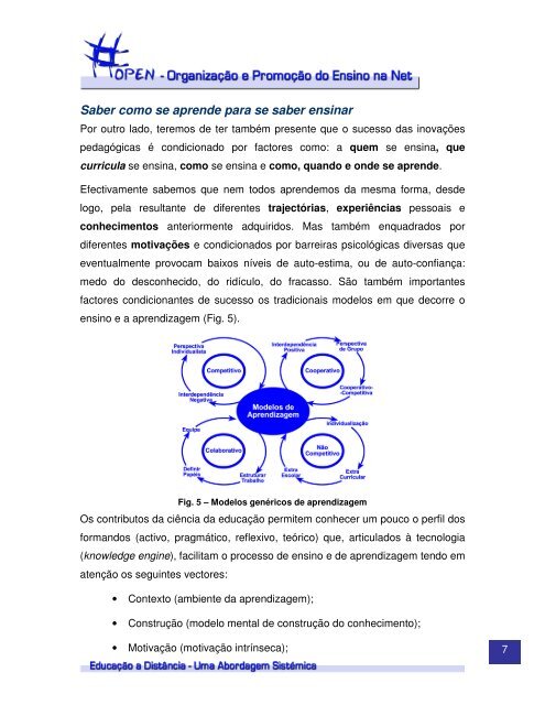 Uma Abordagem Sistémica à utilização das TIC na Educação Uma ...