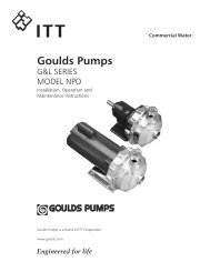 Goulds Pumps - Pump Express