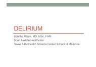 Delirium: Is There a Cure for 