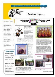 Featuring... - Northern Territory Schools