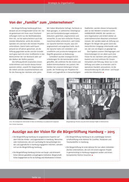 Jahresbericht 2009/10 - BürgerStiftung Hamburg