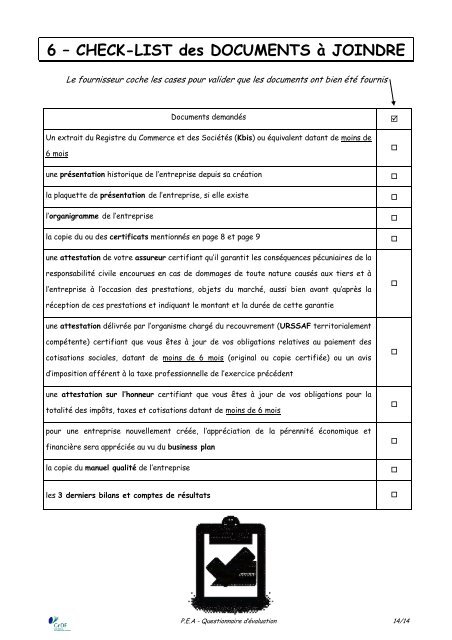 P E A : questionnaire d'Ã©valuation - GrDF