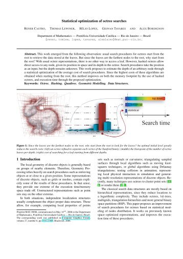 Statistical optimization of octree searches - PUC-Rio