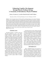 A Taxonomy of Introductory Physics Problems - comPADRE