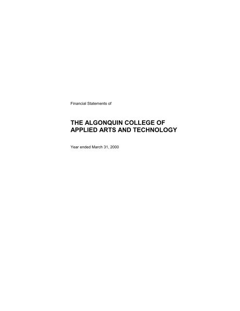 2000 (70KB) - Algonquin College