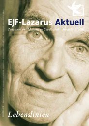 EJF-Lazarus Aktuell