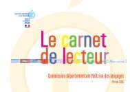 LIVRET Carnet de lecteur.indd - Inspection de la Goutte d'Or (18B)