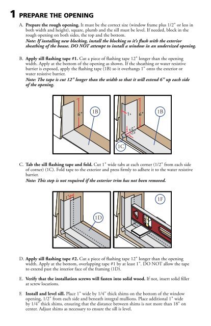 FOR DOUBLE-HUNG WINDOWS USING FRAME ... - Pella.com