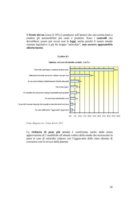 Rapporto ACI - Censis