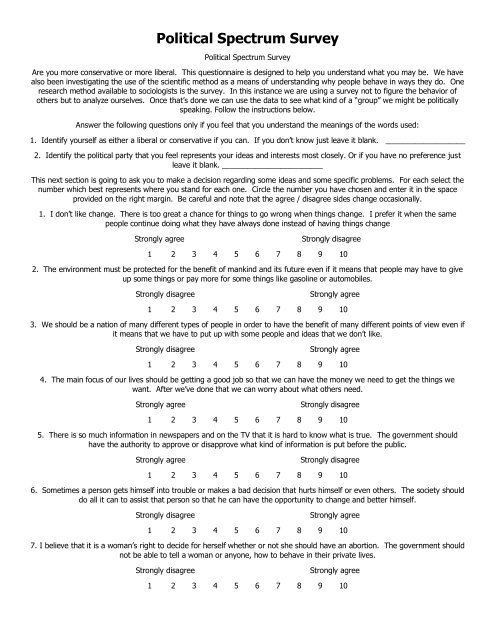 Political Spectrum Questions Political Spectrum Survey.pdf