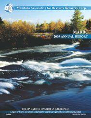 MARRC Annual Report 2009 - Alberta Used Oil Management ...