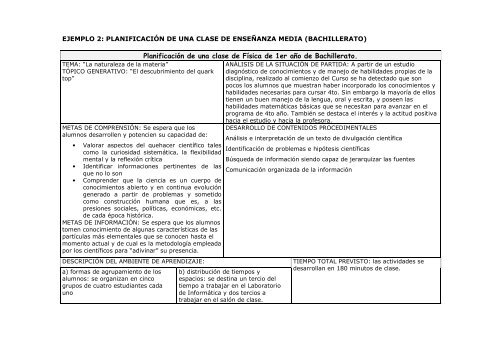 PlanificaciÃ³n DidÃ¡ctica De Aula. Unidades Didacticas. DidÃ¡ctica ...