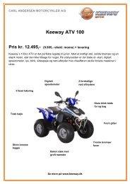 Keeway ATV 100 - Carl Andersen Motorcykler A/S