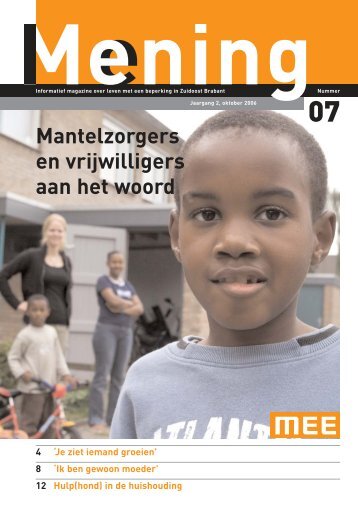 Mening nr 7, okt2006 - MEE Zuidoost Brabant