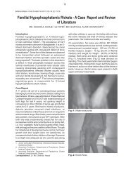 Familial Hypophosphatemic Rickets - A Case Report and Review of ...