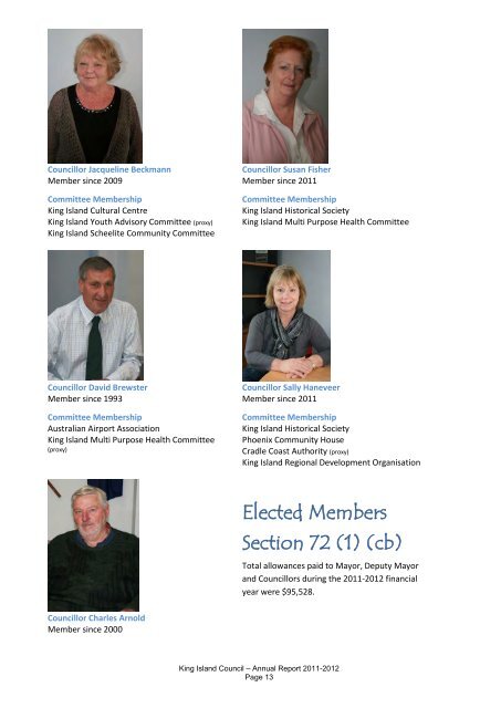 King Island Council Annual Report 2011-2012 (1921 kb)