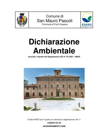 Dichiarazione Ambientale - Comune di San Mauro Pascoli