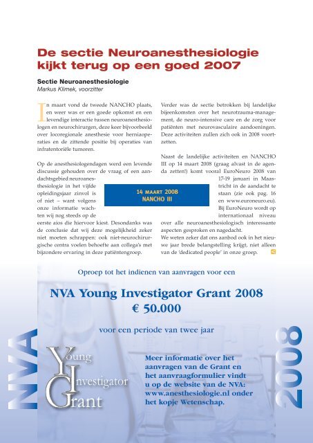 074821 nwsbrf NVA dec07.pdf - Nederlandse Vereniging voor ...