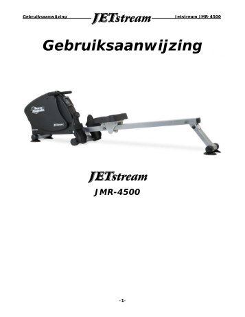 NL Vertaling - Jetstream JMR-4500 - Helisports