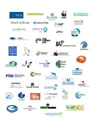 Logos from all undersigned NGOs - Fisheries Secretariat