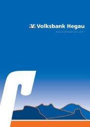 23 GeschÃ¤ftsbericht 2011 - Volksbank eG