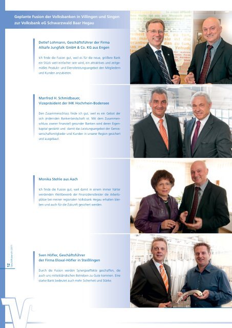 23 GeschÃ¤ftsbericht 2011 - Volksbank eG