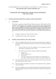 Visual Arts - Caribbean Examinations Council