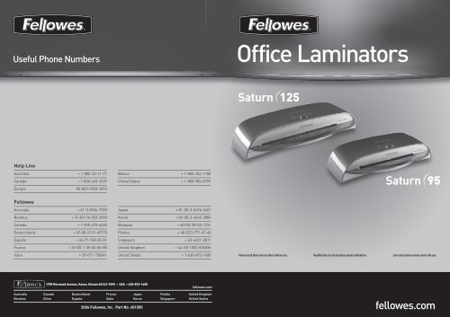 Office Laminators - Fellowes