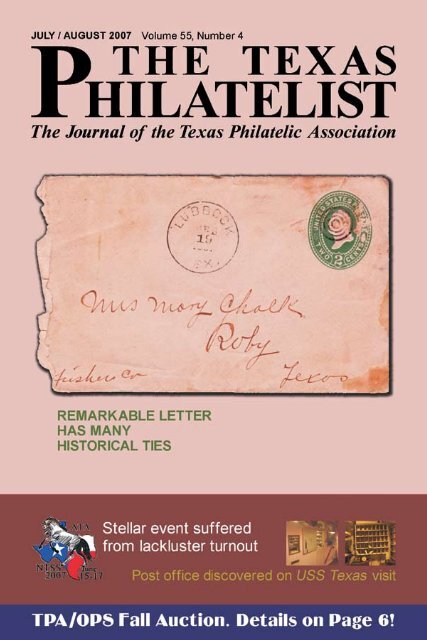 Park Cities Stamps - Texas Philatelic Association