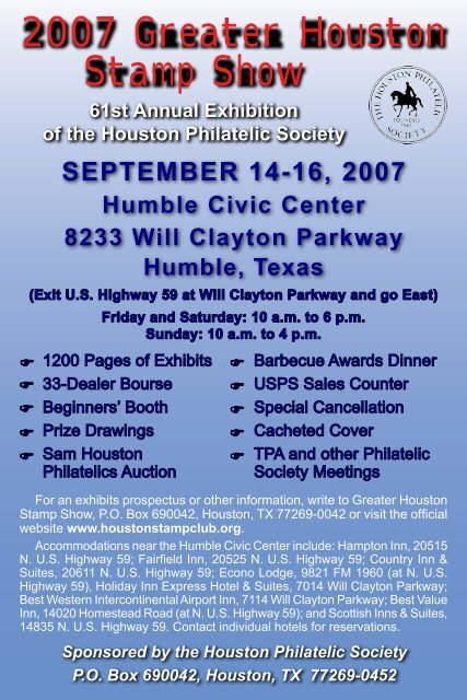 Park Cities Stamps - Texas Philatelic Association