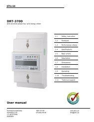 DRT-370D User manual - Elnu.se