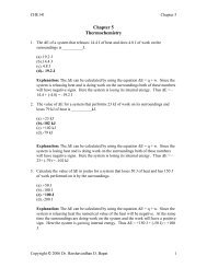 Chapter 5 Thermochemistry - eDocs