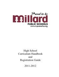 Millard Public Schools - Millard North High School