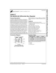 DS96177 RS-485/RS-422 Differential Bus Repeater - Datasheets