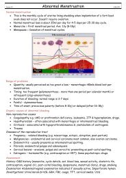 Abnormal Menstruation