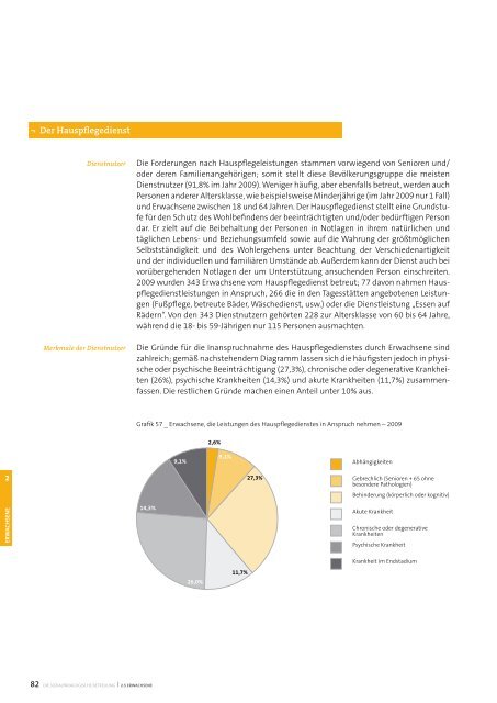 Sozialbericht 2009 - Betrieb fÃ¼r Sozialdienste Bozen