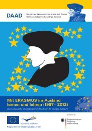 Mit ERASMUS im Ausland lernen und lehren (1987 – 2012) - DAAD